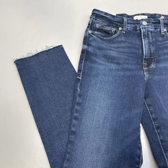 NEW GOOD AMERICAN Women's Jeans Good Classic Slim Size 4/27 Blue - Picture 5 of 7